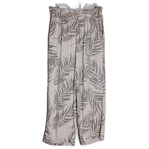 Jane and Delancey Elastic Waist Pull on Pants Lagenlook Beachy Size Large